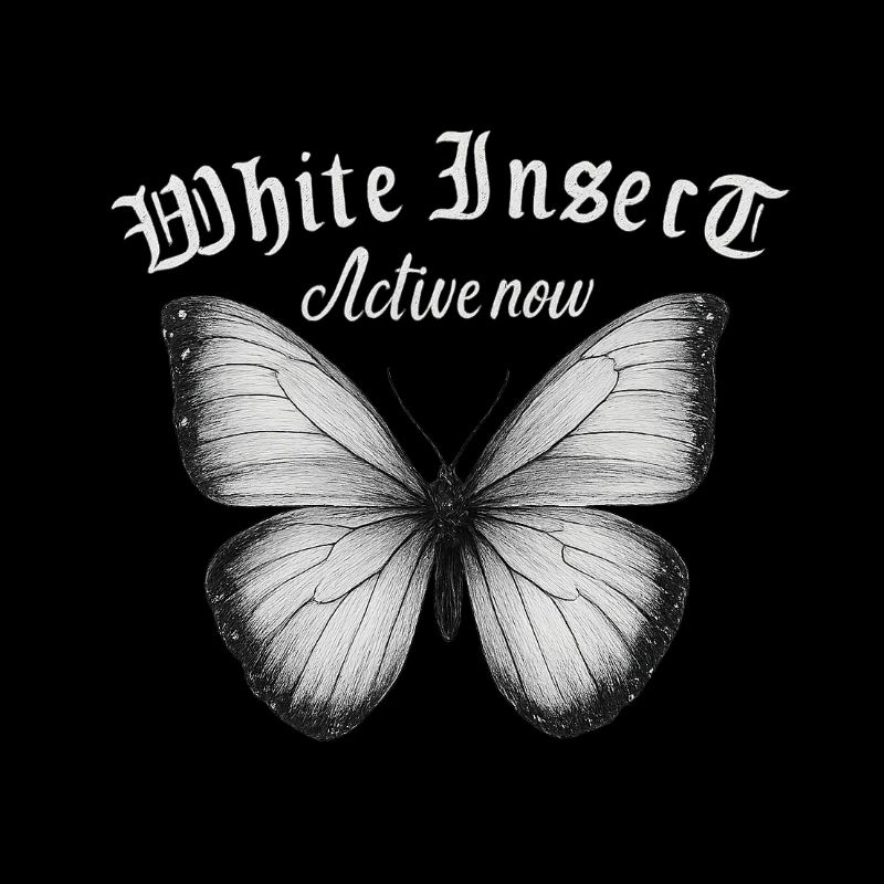 White Butterfly Active Fans Gift Idea