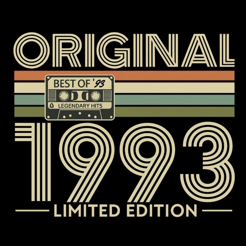 Rétro 1993 Édition Limitée Cassette