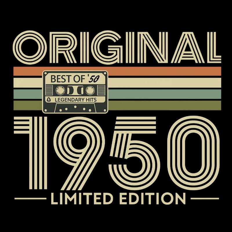 Original 1950 Limited Edition Retro Cassette