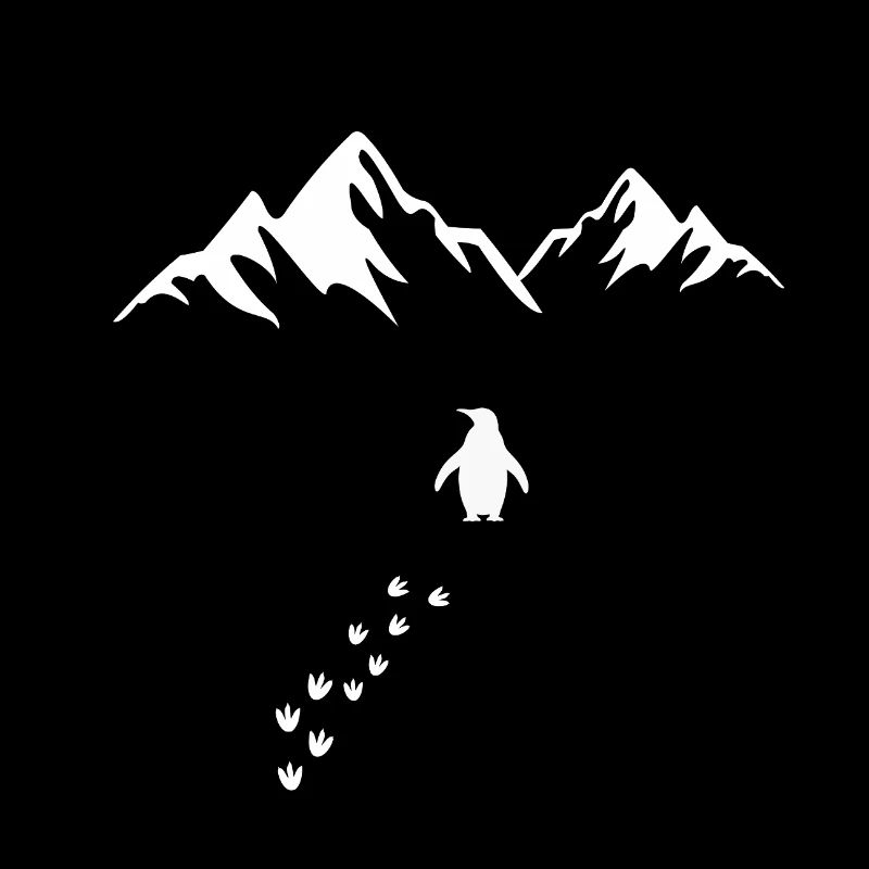 Lonely Penguin alone