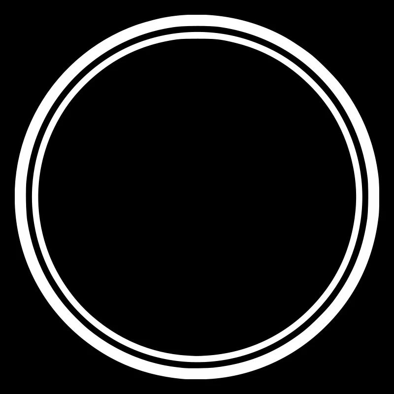 Circle Frame Outline Logo