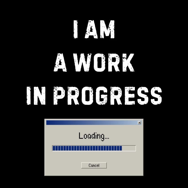 Work in progress – Loading bar - Travail bureau