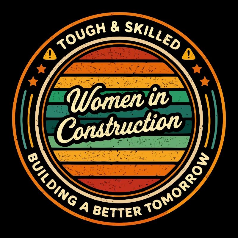 Femmes dans la construction fortes et compétentes