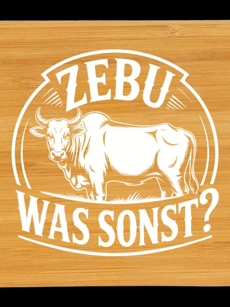 Zebu What else? Round badge