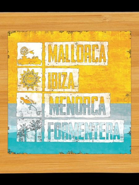 Balearic Islands Retro Stamp