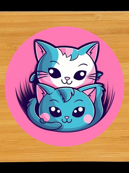 Duo de câlins chatons