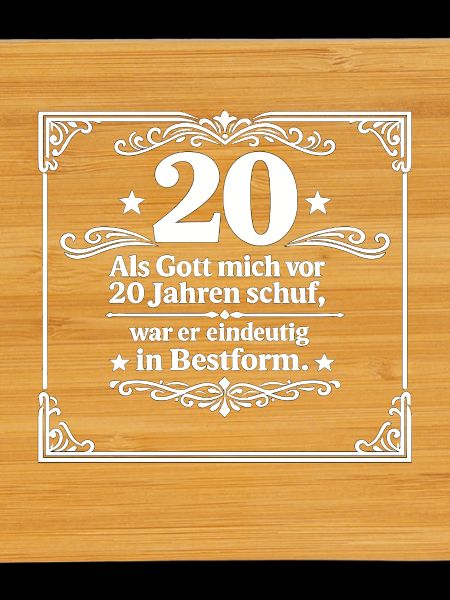 20 Jahre Bestform Spruch