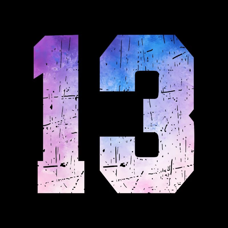 numéro 13 – Cadeau anniversaire 13 ans