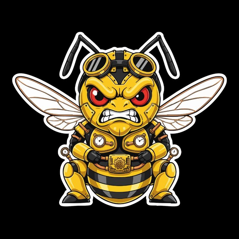 Frelon Steampunk Guerrier Pression et Vapeur