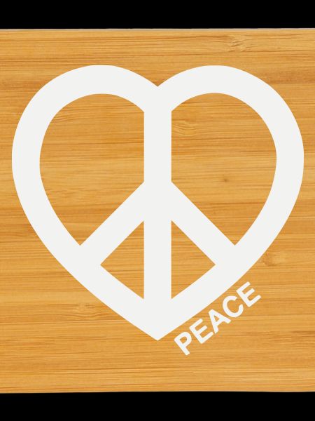Heart Peace Symbol
