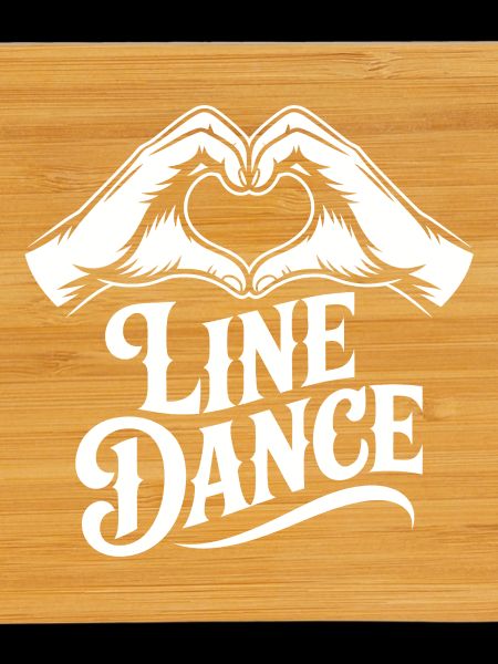 Line Dance Heart Logo
