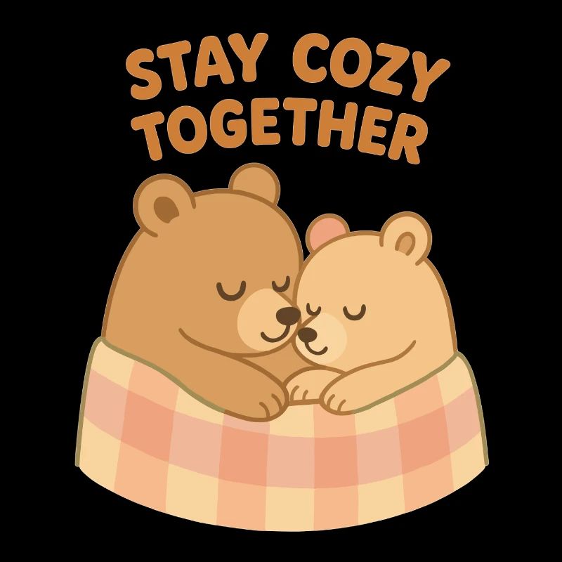 Cute Bears: Stay Cozy Together – Cuddle Time