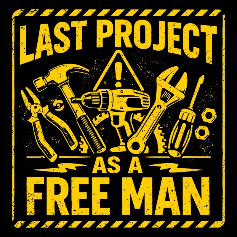 Last Project as a Free Man - JGA Warnschild