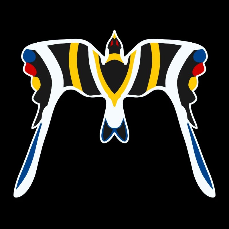Manta Néon Noir Jaune