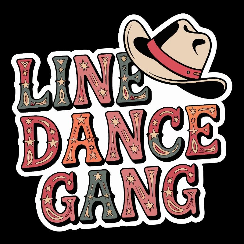 Style de gang de danse en ligne
