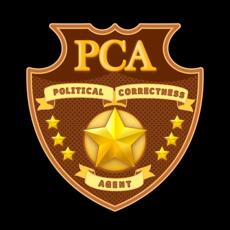 Political Correctness Agent Abzeichen