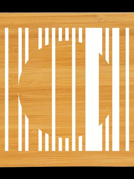 Vertical Stripe Circle