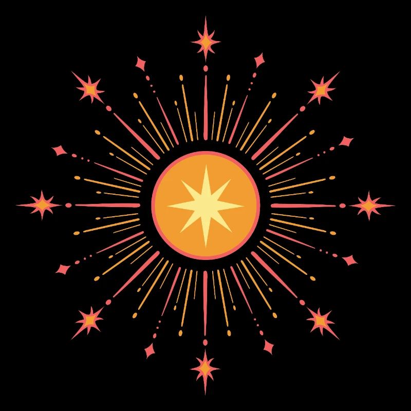 Étoile du solstice d’été – Symbole du soleil de Litha