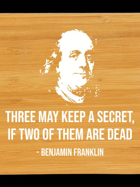 Benjamin Franklin Geheimzitat