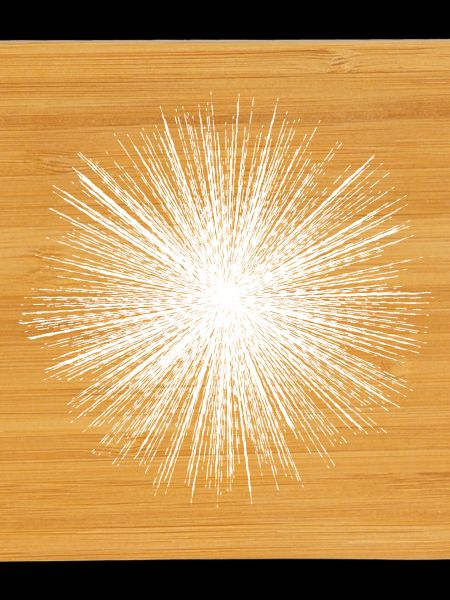 Radial Sunburst Burst Graphic