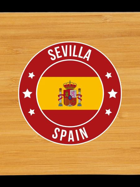 Sevilla Spain Crest Circle