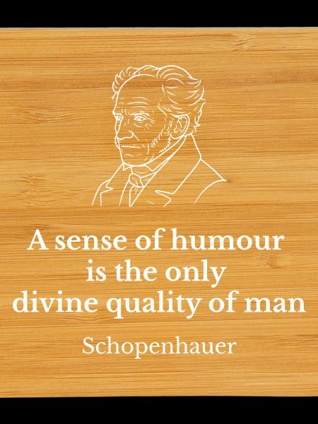 Schopenhauer Humor-Zitat-Tee