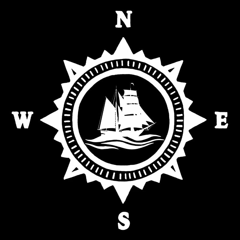 Das weiße Boot und der Kompass