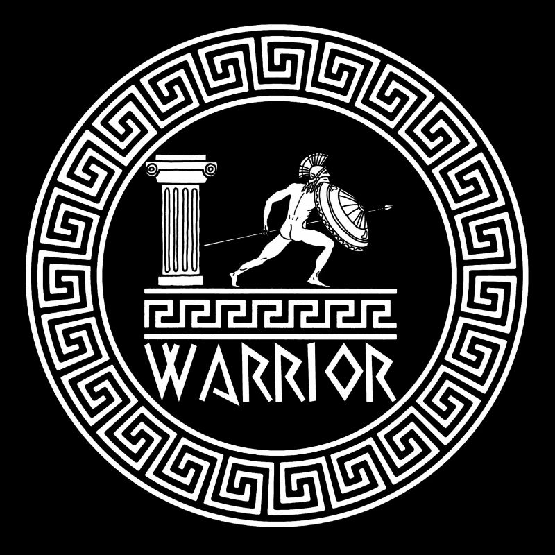 Ancient Greek warrior (white)