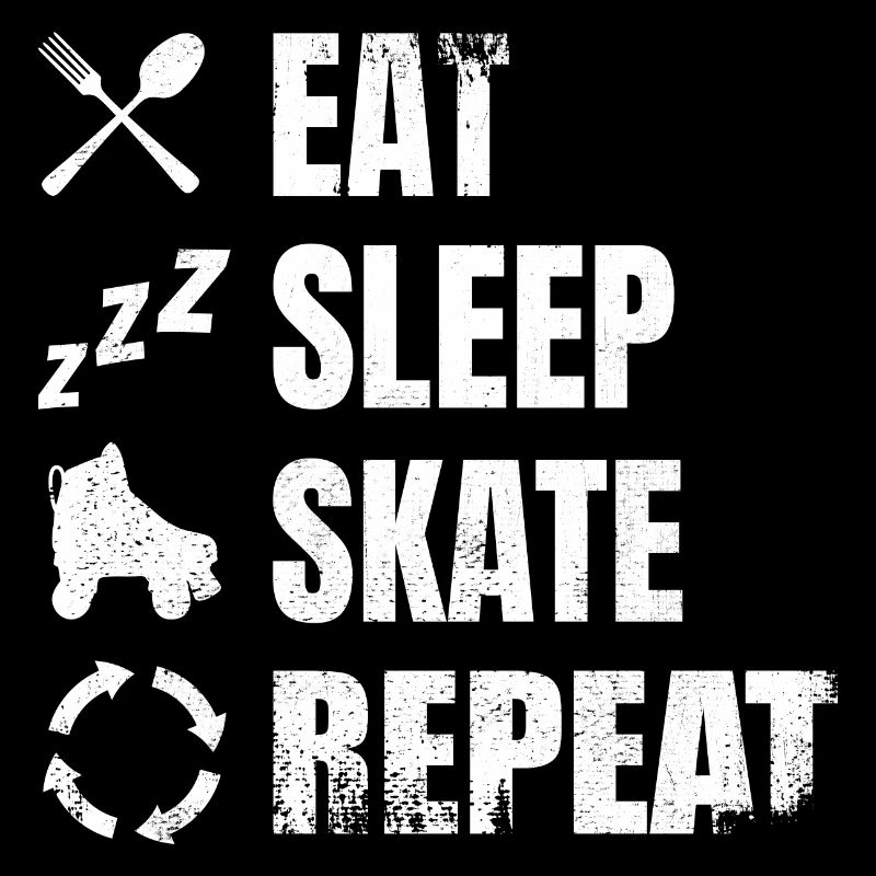 Food Sleeping Roller Skating