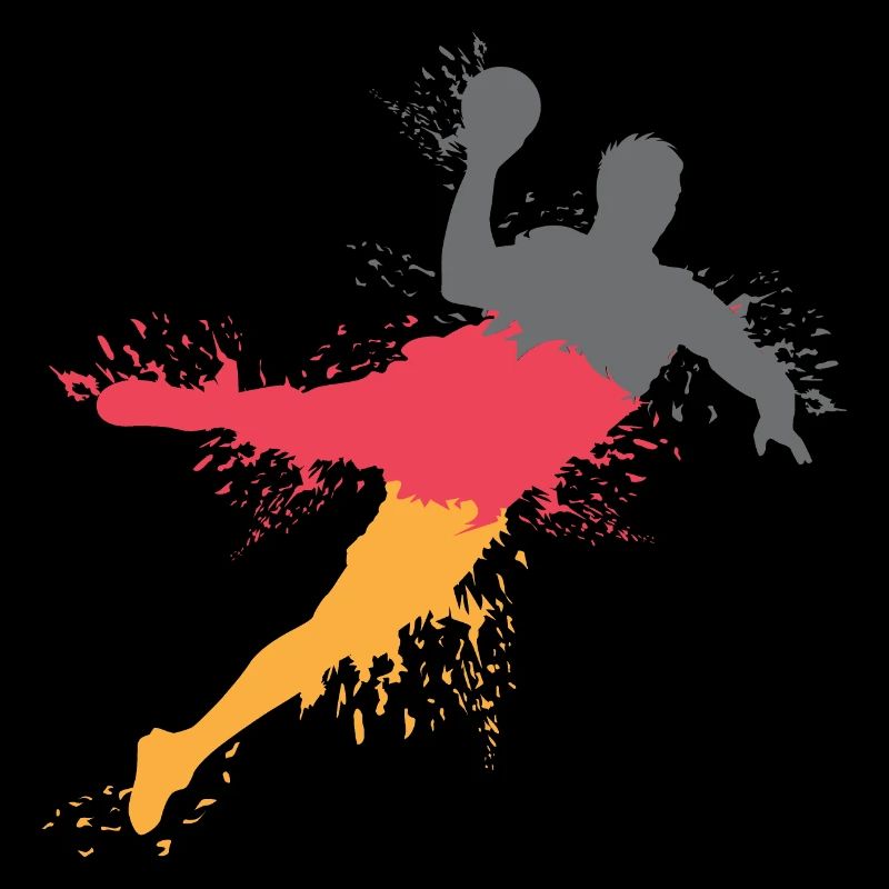 Handballer Explosion Handball Team Germany