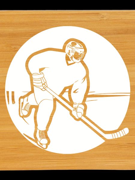 Hockey Player Drawing