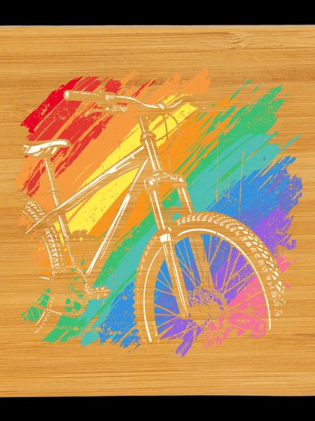 Vibrant Bicycle Art Print