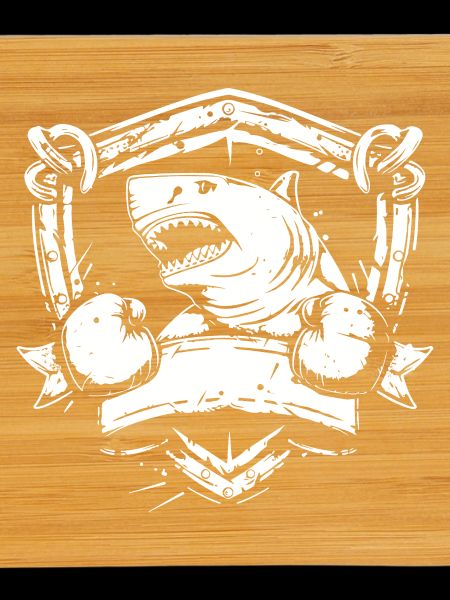 Écusson de boxer requin