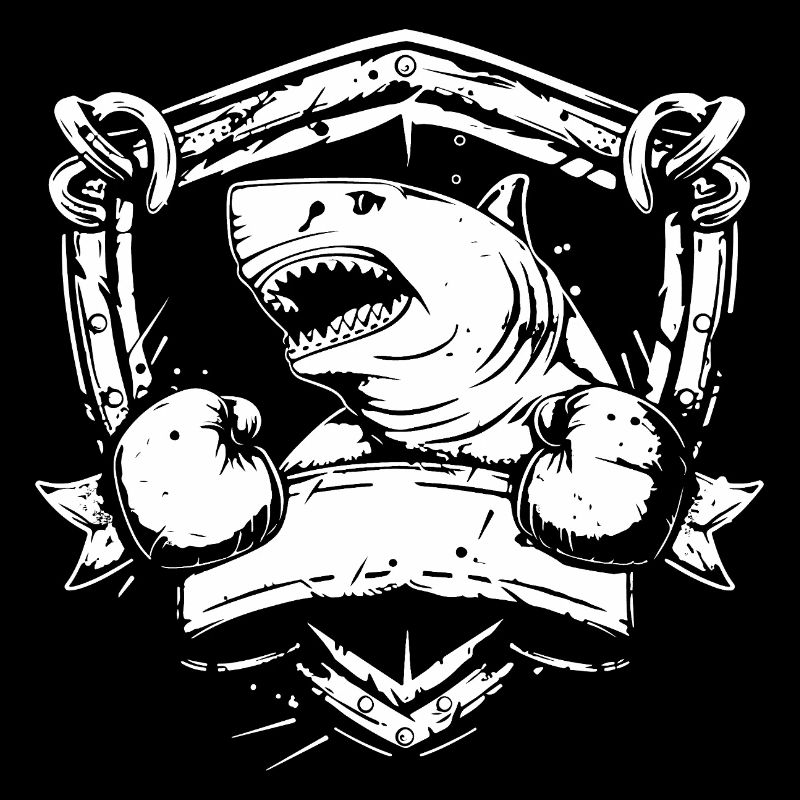 Écusson de boxer requin