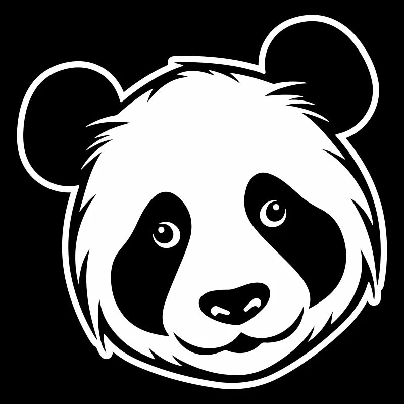 Panda Kopf