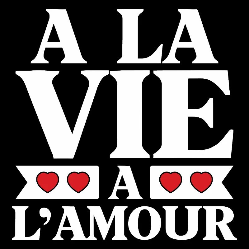 La Vie et L'Amour Coeurs Rouges