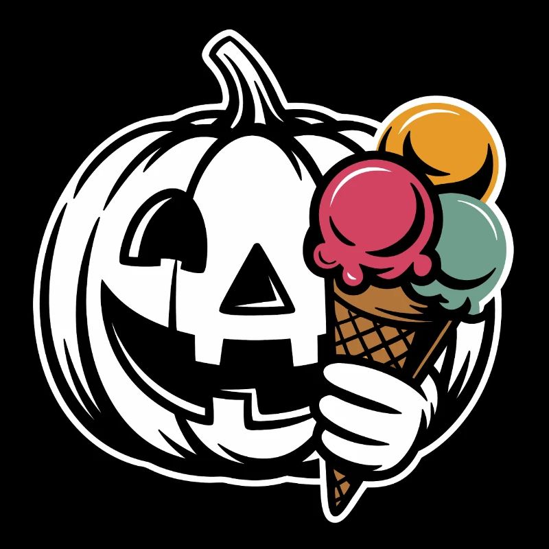 Crème glacée Pumpkin Smile