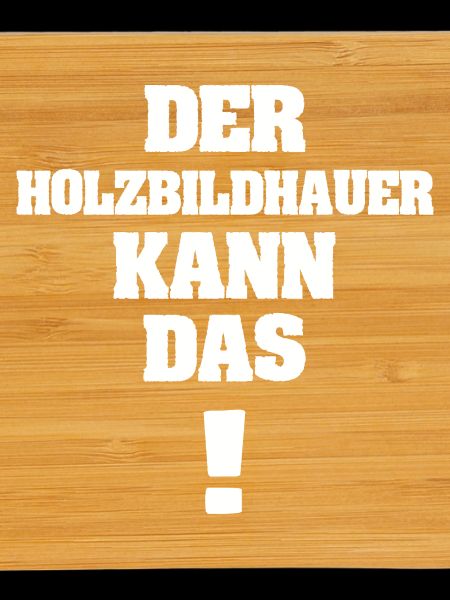 Holzbildhauer als Lustig