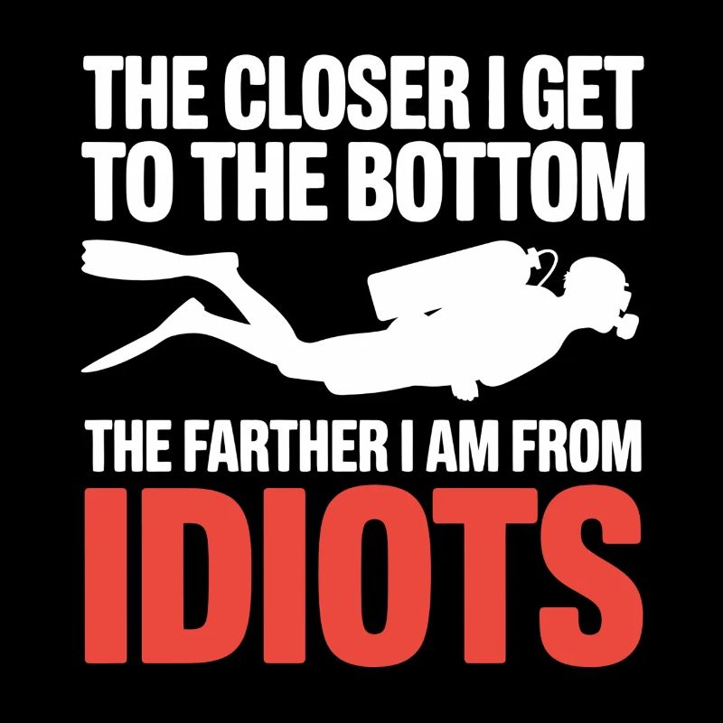 Plongée en bas : Plus proche plus loin des idiots