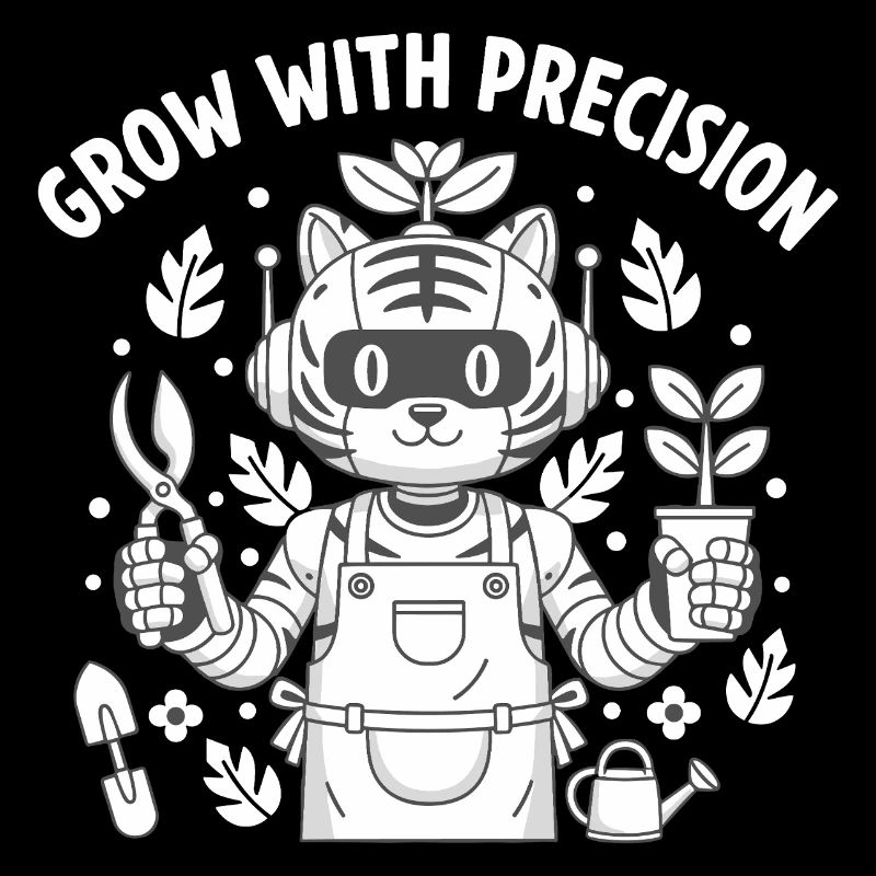 Jardinier Robot Chats Jardinier