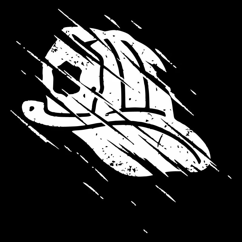 Firefighter Helmet Scratch Action Vector