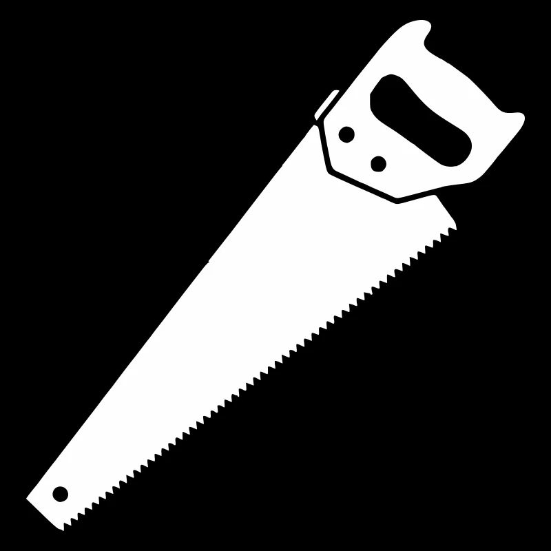 Scie à la main Queue de renard Bois propre