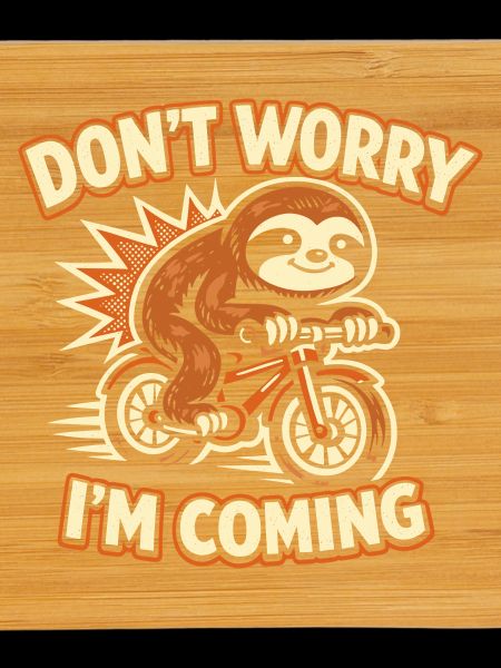 Sloth Bicycle Funny Gift Cute
