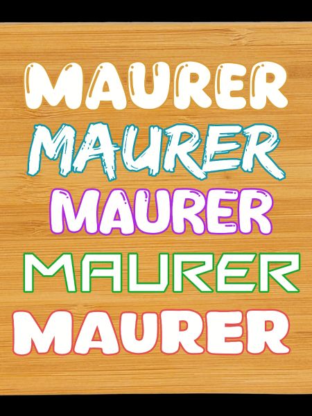 Profession : Maçon