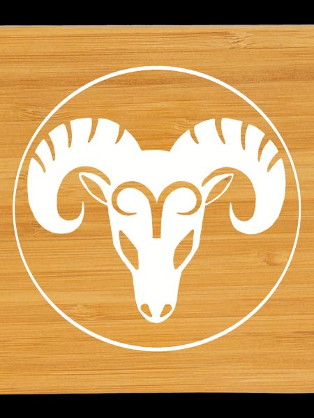Aries Star Sign (White)