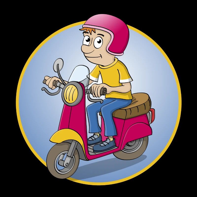 Der Rollerfahrer - Version1