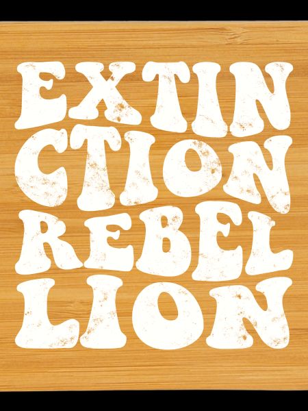Extinction Rebellion Retro white