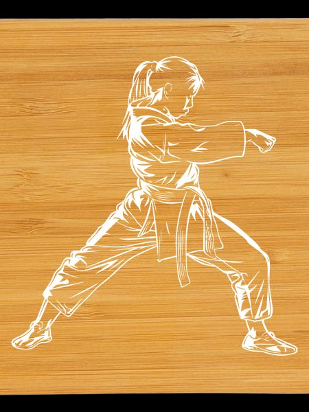 Karate Girl Sketch