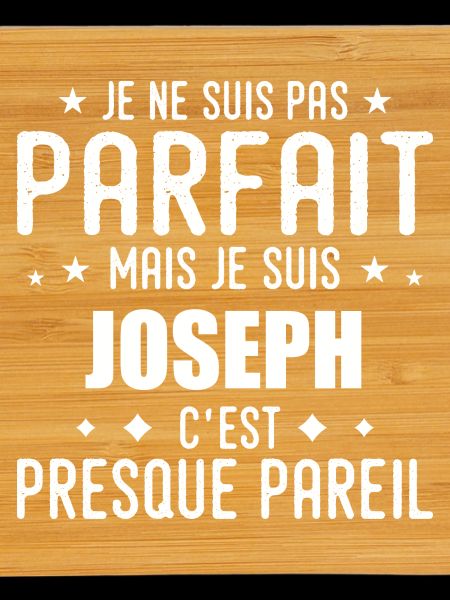 Joseph: authentic, imperfect, top, perfection