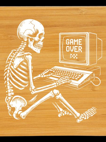 Skeleton Gamer sur console